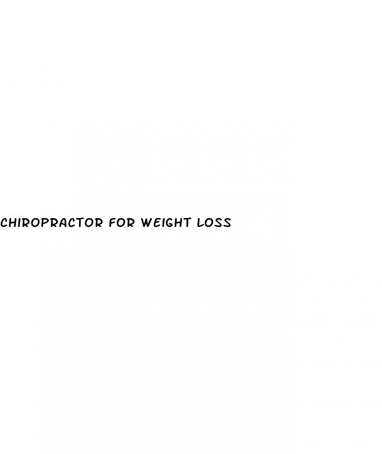 chiropractor for weight loss