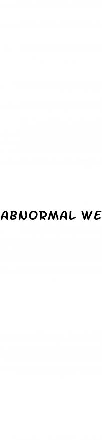 abnormal weight loss