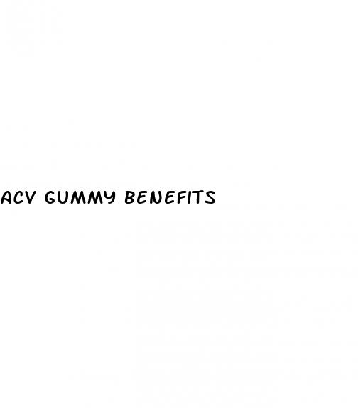 acv gummy benefits