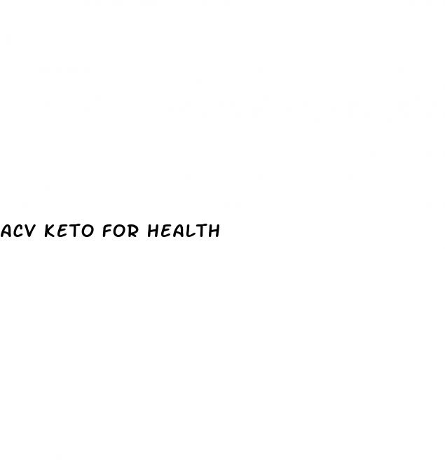 acv keto for health