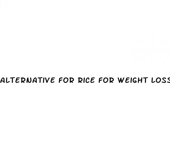 alternative for rice for weight loss