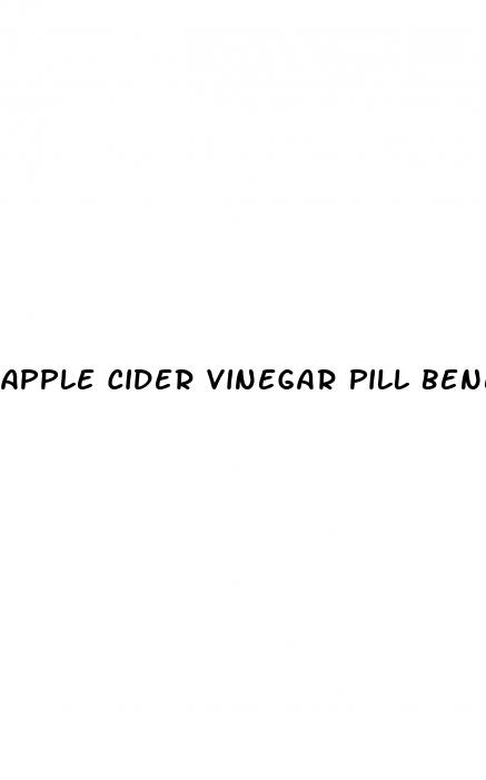 apple cider vinegar pill benefits
