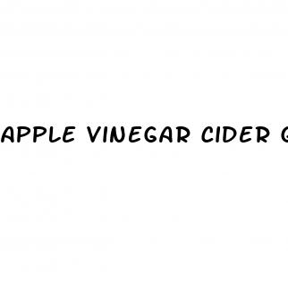 apple vinegar cider gummies