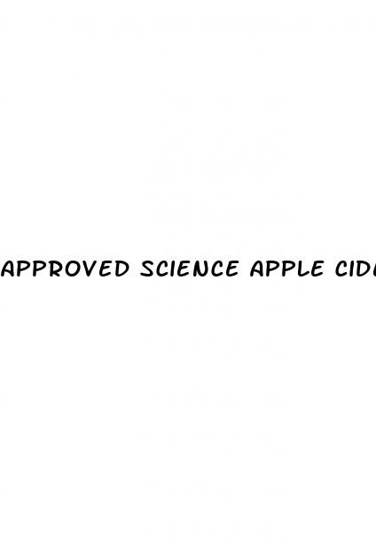 approved science apple cider vinegar