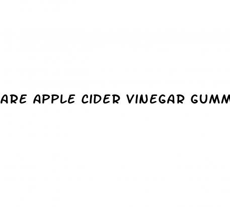 are apple cider vinegar gummies ok for diabetics