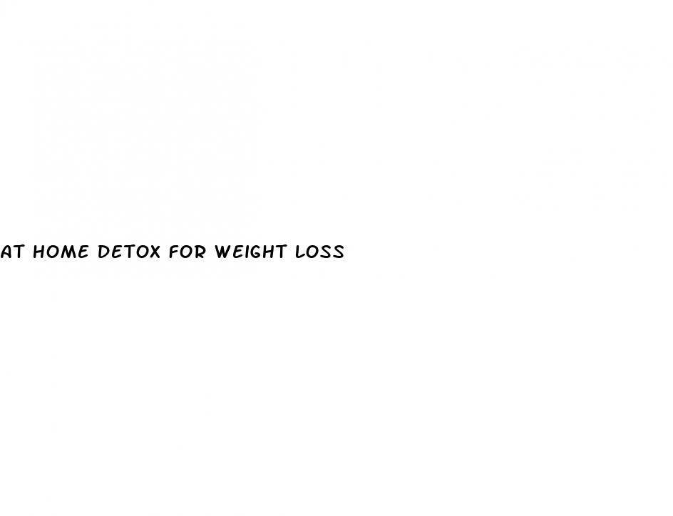 at home detox for weight loss