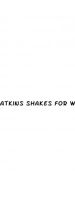 atkins shakes for weight loss