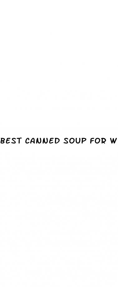 best canned soup for weight loss