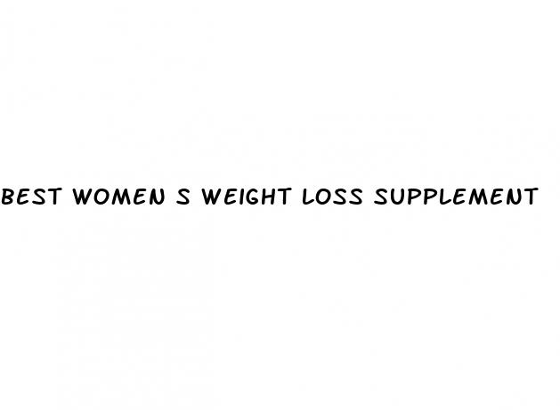 best women s weight loss supplement