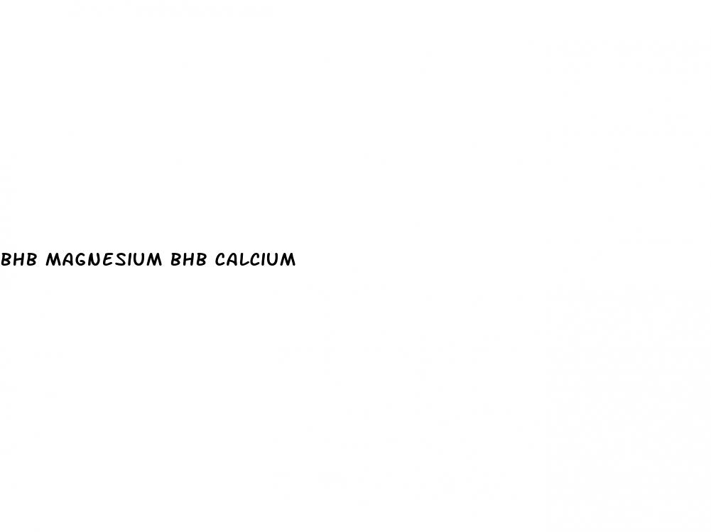 bhb magnesium bhb calcium