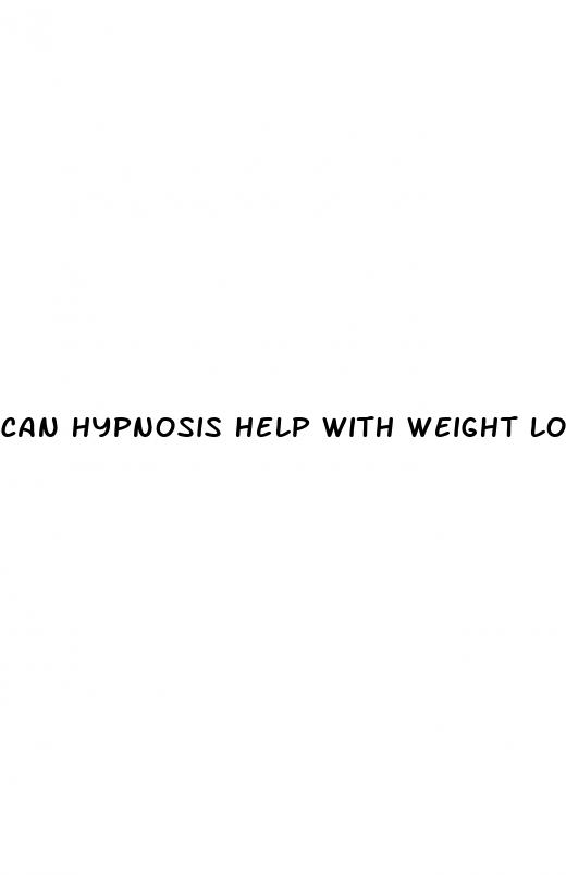 can hypnosis help with weight loss