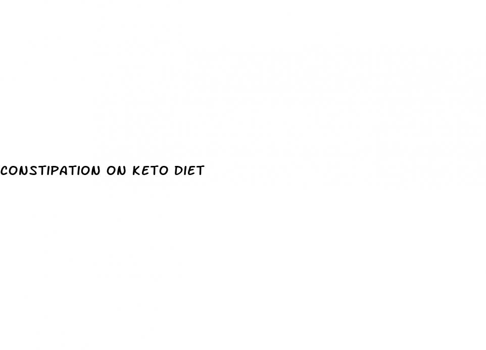 constipation on keto diet