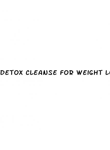 detox cleanse for weight loss