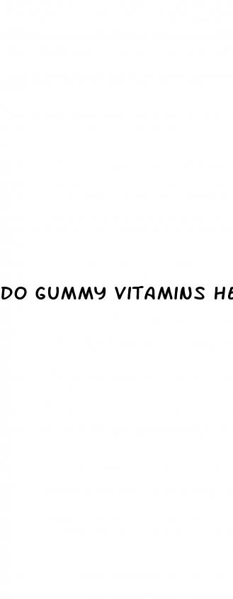 do gummy vitamins help you lose weight