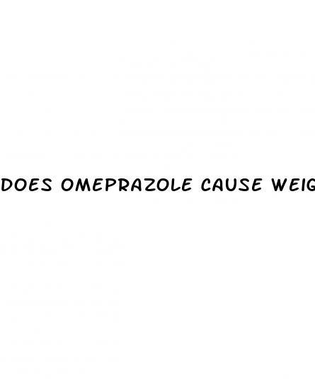 does omeprazole cause weight loss