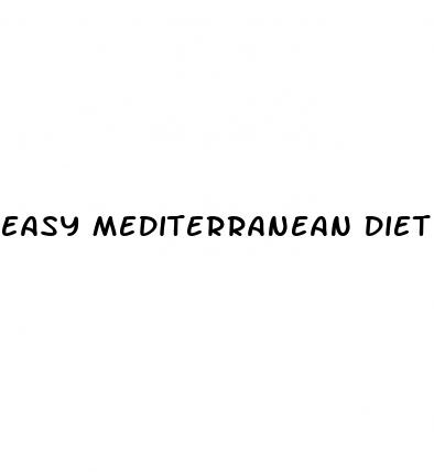 easy mediterranean diet recipes for weight loss
