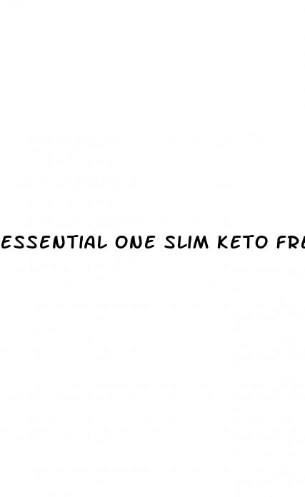 essential one slim keto free trial