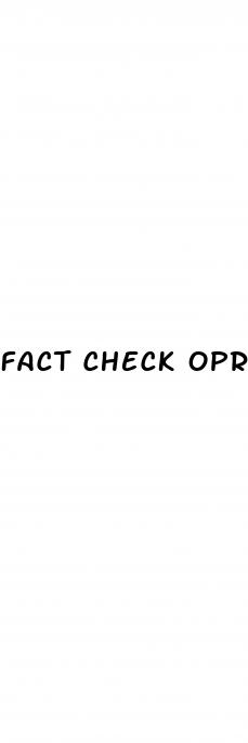 fact check oprah gummies