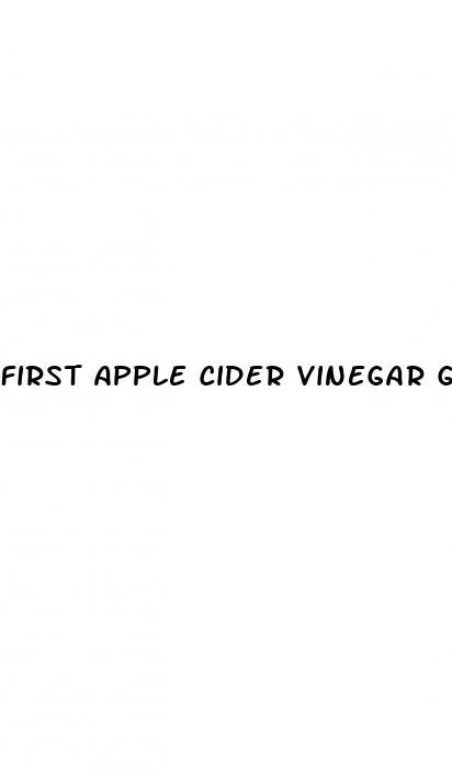 first apple cider vinegar gummy vitamins by goli nutrition