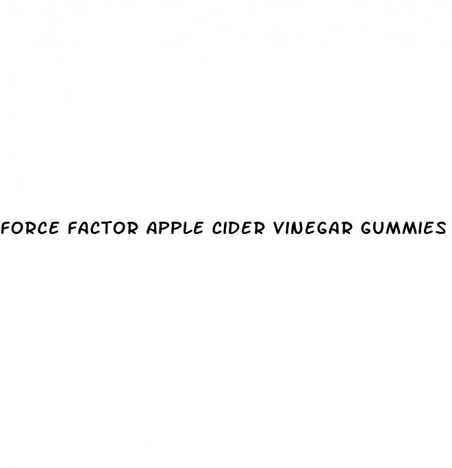 force factor apple cider vinegar gummies reviews