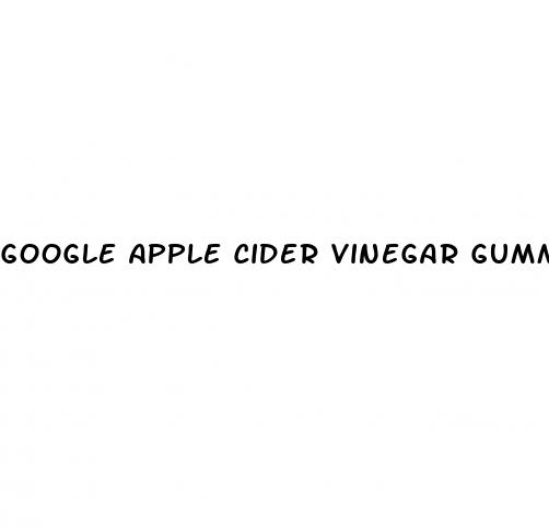 google apple cider vinegar gummies