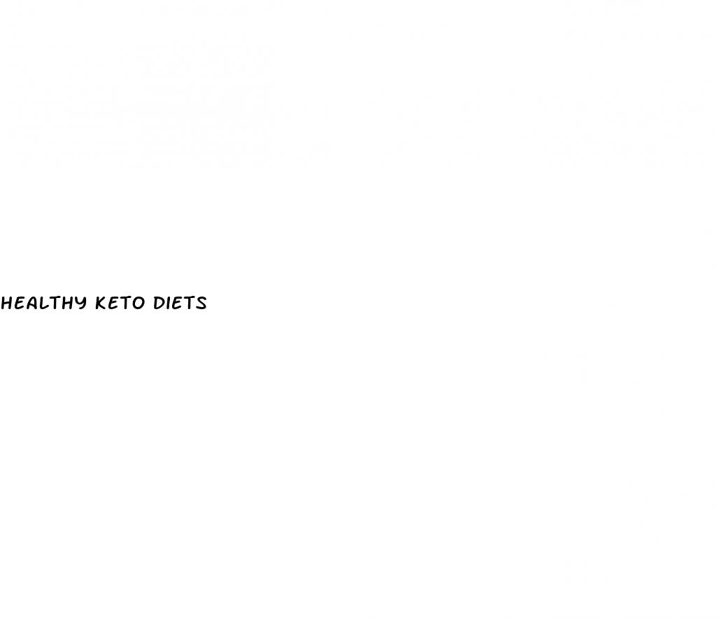 healthy keto diets