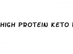 high protein keto diet plan