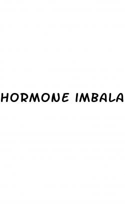 hormone imbalance weight loss