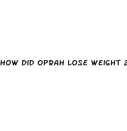 how did oprah lose weight 2022