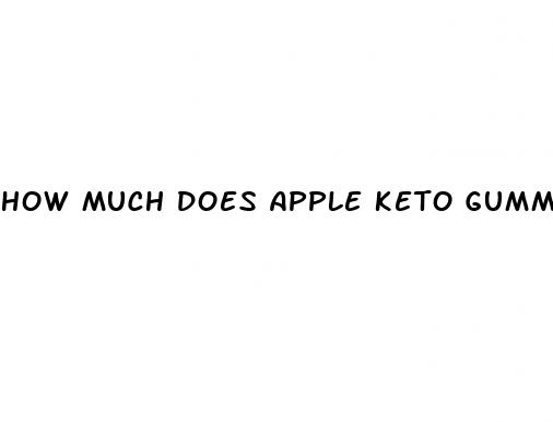 how much does apple keto gummies cost