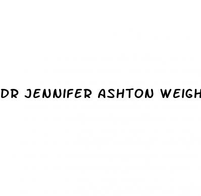dr jennifer ashton weight loss