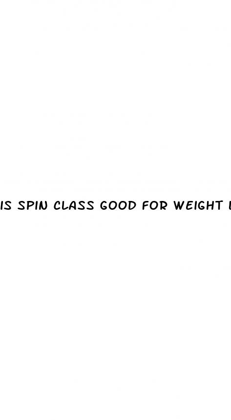 is spin class good for weight loss