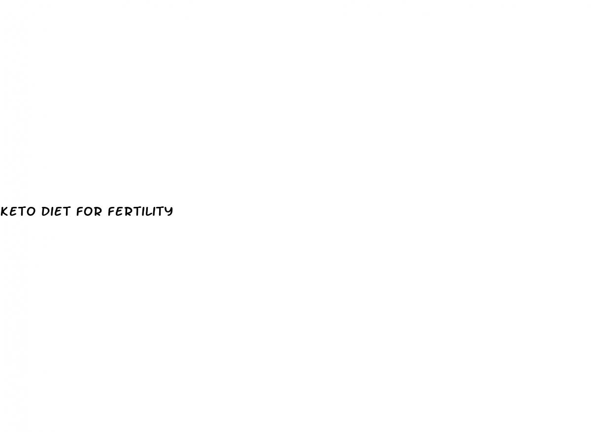 keto diet for fertility