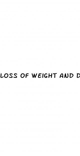 loss of weight and diarrhea