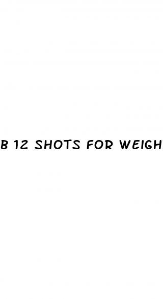 b 12 shots for weight loss