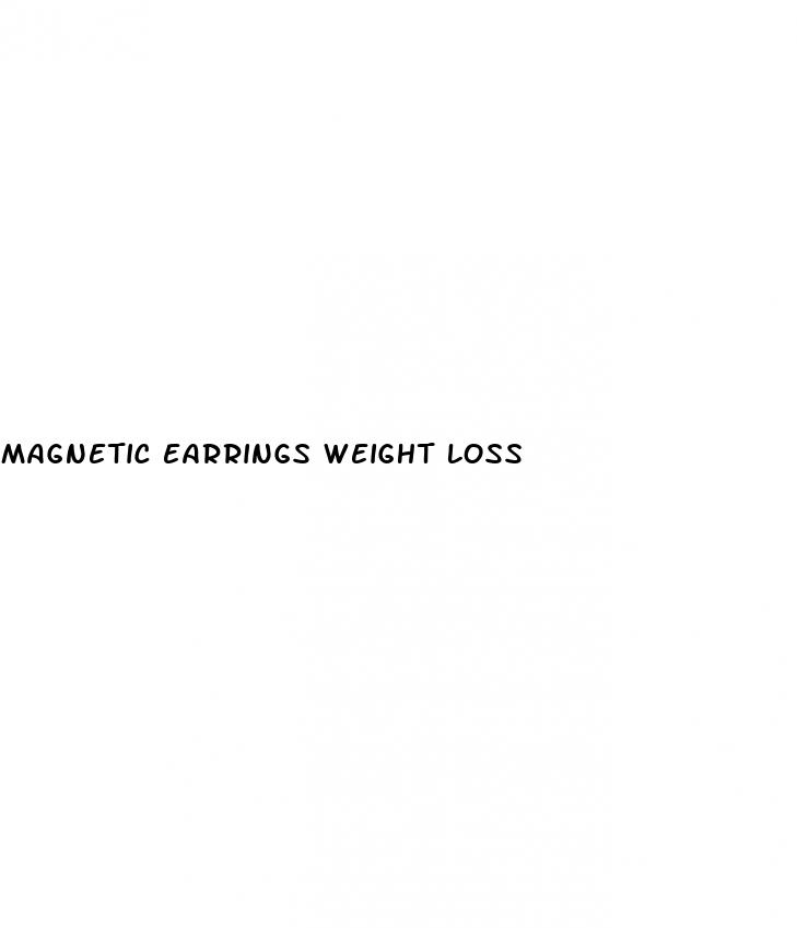 magnetic earrings weight loss