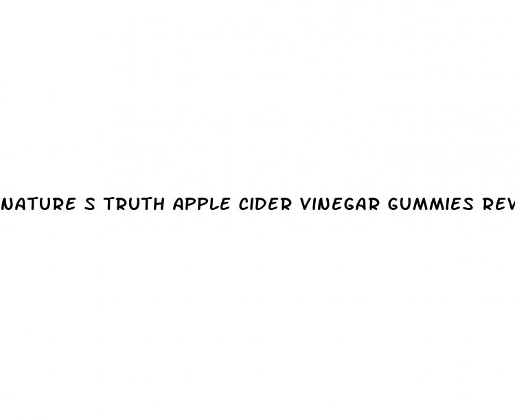nature s truth apple cider vinegar gummies review
