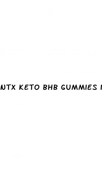 ntx keto bhb gummies ingredients list