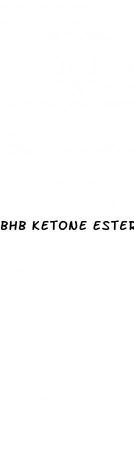 bhb ketone esters