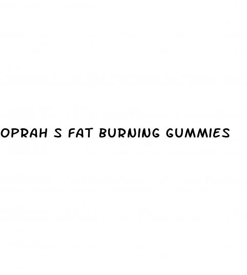 oprah s fat burning gummies