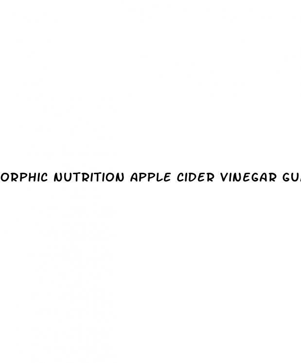 orphic nutrition apple cider vinegar gummies