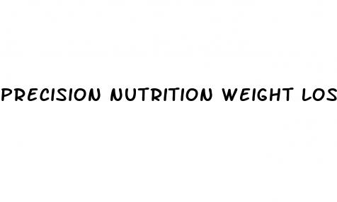 precision nutrition weight loss calculator