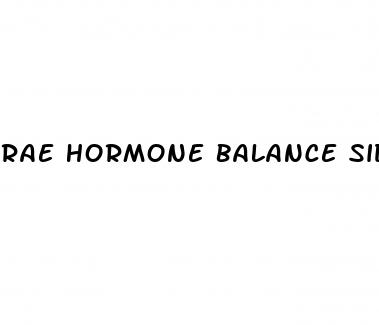 rae hormone balance side effects