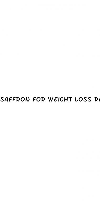 saffron for weight loss reviews