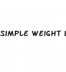 simple weight loss strategies that work