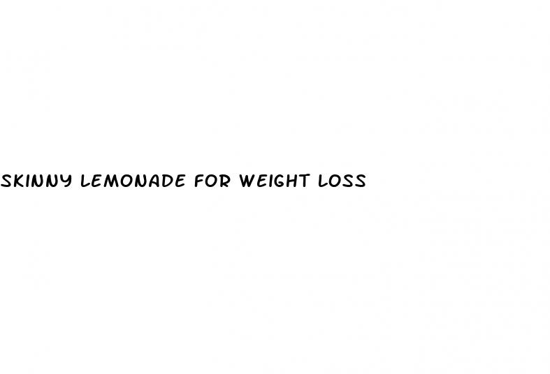 skinny lemonade for weight loss