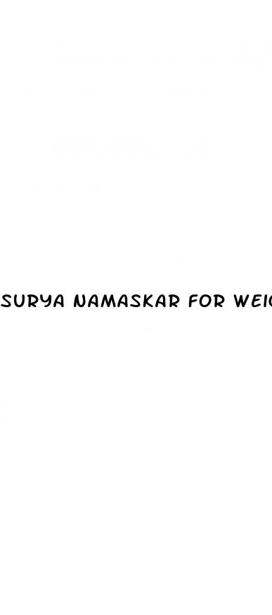 surya namaskar for weight loss