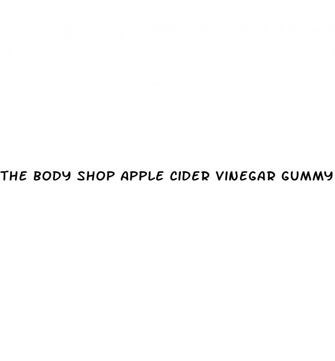 the body shop apple cider vinegar gummy vitamins