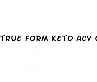 true form keto acv gummies ingredients list