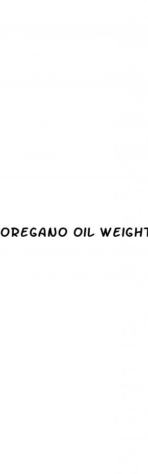 oregano oil weight loss